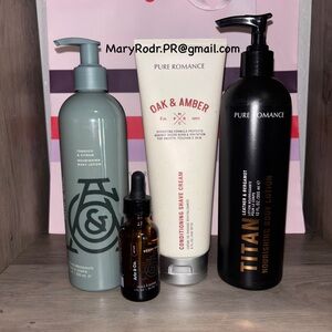 Men Bundle Body Lotions, Beard Oil, Shave Cream infused with pheromones 🔥